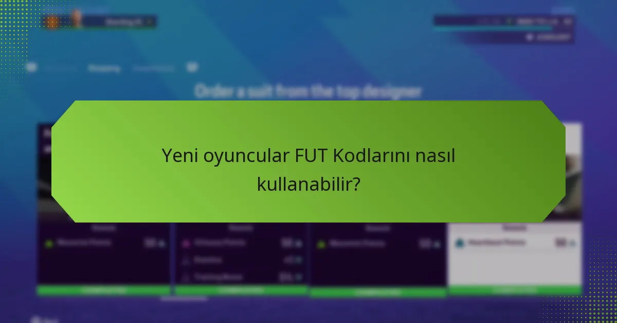 En son FUT Kodları nerede bulunur?